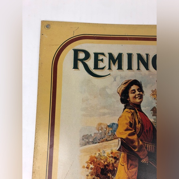 Remington Rifles and Shotguns Collectible Tin Metal Sign Advertising Outdoors - Picture 5 of 9